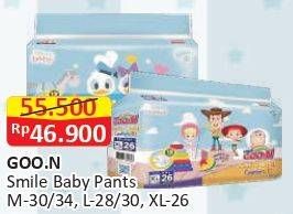 Promo Harga Goon Smile Baby Comfort Fit Pants M30, L28, XL26 26 pcs - Alfamart