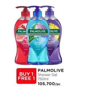 Promo Harga Palmolive Shower Gel 750 ml - Watsons