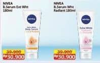 Promo Harga Nivea Body Serum Extra White Care Protect, Extra White Radiant Smooth 180 ml - Alfamart