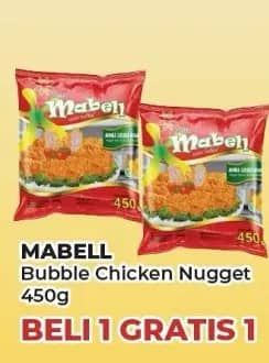 Promo Harga Mabell Nugget Bubble 450 gr - Yogya