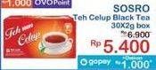 Promo Harga Sosro Teh Celup per 30 pcs 2 gr - Indomaret