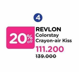 Promo Harga Revlon Colorstay Matte Lite Crayon Air Kiss  - Watsons