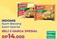 Promo Harga Indomie Mi Kuah Ayam Bawang, Ayam Spesial 69 gr - Yogya