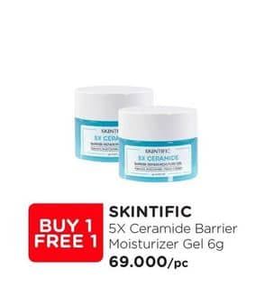 Promo Harga Skintific 5x Ceramide Barrier Moisture Gel 6 gr - Watsons