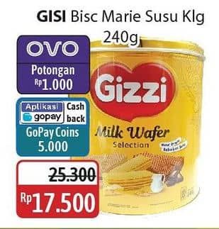 Promo Harga Gisi Marie Susu 234 gr - Alfamidi