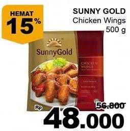 Promo Harga SUNNY GOLD Chicken Wings 500 gr - Giant