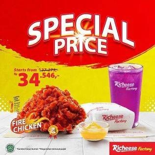Promo Harga RICHEESE FACTORY Fire Chicken  - Richeese Factory