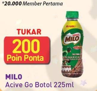 Promo Harga MILO Susu UHT 225 ml - Alfamart