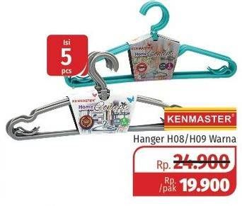 Promo Harga KENMASTER Hanger H08, H09 Warna 5 pcs - Lotte Grosir