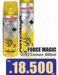 Promo Harga Force Magic Insektisida Spray Lemon 400 ml - Hari Hari