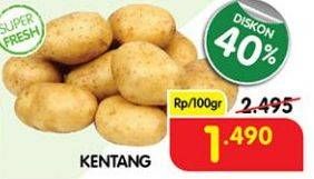 Promo Harga Kentang per 100 gr - Superindo