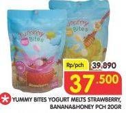 Promo Harga YUMMY BITES Yogurt Melts Strawberry, Banana Honey 20 gr - Superindo