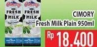 Promo Harga CIMORY Fresh Milk Plain 950 ml - Hypermart