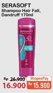 Promo Harga SERASOFT Shampoo Anti Dandruff, Hairfall Treatment 170 ml - Alfamart