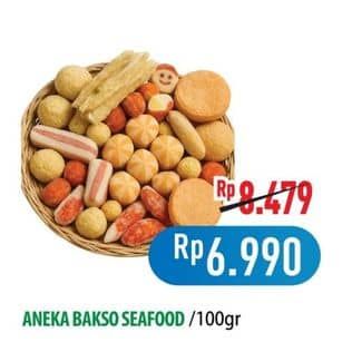 Promo Harga Aneka Bakso Seafood per 100 gr - Hypermart