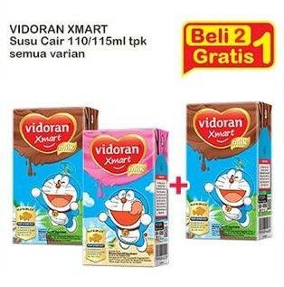 Promo Harga Vidoran Xmart UHT All Variants 115 ml - Indomaret