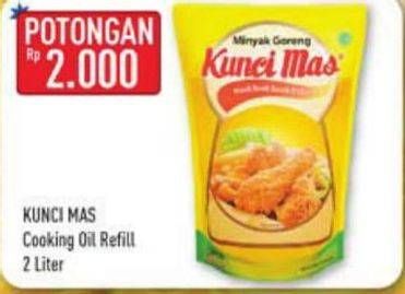 Promo Harga KUNCI MAS Minyak Goreng 2 ltr - Hypermart