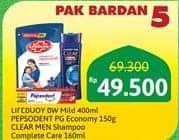 Lifebuoy, Pepsodent, Clear