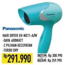 Promo Harga Panasonic EH ND11 | Hair Dryer A, W  - Hypermart