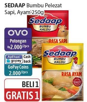 Promo Harga Sedaap Bumbu Kaldu Sapi, Ayam 250 gr - Alfamidi