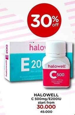Promo Harga Halowell C 500mg/E200IU  - Watsons