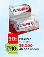 Promo Harga Fitergy Supplement 30 pcs - Watsons