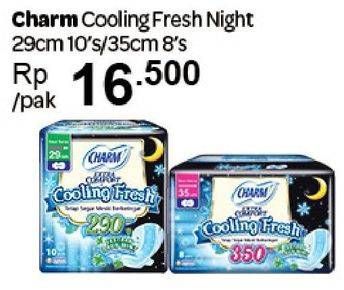 Promo Harga Cooling Fresh Night 29cm 10's / 35cm 8's  - Carrefour