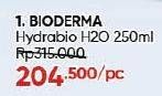 Promo Harga Bioderma Hydrabio H2O All Variants 250 ml - Guardian