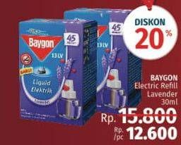 Promo Harga BAYGON Liquid Electric Refill Lavender  - LotteMart