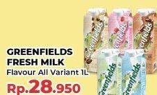 Promo Harga Greenfields Fresh Milk Kecuali Full Cream 1000 ml - Yogya