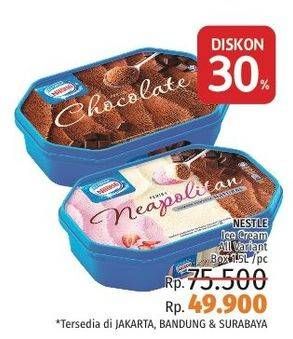 Promo Harga NESTLE Ice Cream All Variants 1500 ml - LotteMart