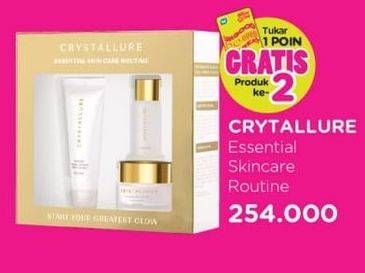 Promo Harga Wardah Crystallure Essential Skincare Routine 3 pcs - Watsons