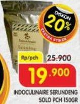 Promo Harga INDOCULINAIRE Serundeng Solo 150 gr - Superindo