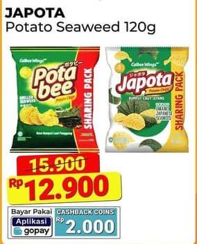 Promo Harga Japota Potato Chips Umami Japanese Seaweed 120 gr - Alfamart