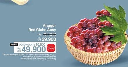 Promo Harga Anggur Red Globe Aust  - LotteMart
