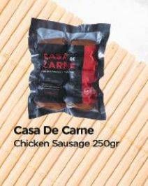 Promo Harga CASA DE CARNE Chicken Sausage 250 gr - TIP TOP