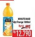 Promo Harga MINUTE MAID Juice Pulpy Orange 1000 ml - Hypermart