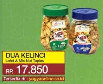 Promo Harga Dua Kelinci Kacang Lofet, Mix Nut 125 gr - Yogya