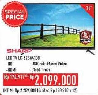 Promo Harga SHARP LC-32SA4100i | LED TV  - Hypermart