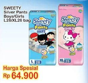 Promo Harga Sweety Silver Pants Boys / Girls L28, XL26  - Indomaret