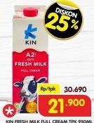 Promo Harga KIN Fresh Milk Full Cream 950 ml - Superindo