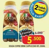Promo Harga Golda Coffee Drink Cappucino 200 ml - Superindo