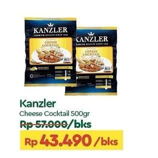 Promo Harga Kanzler Cocktail Cheese 500 gr - TIP TOP