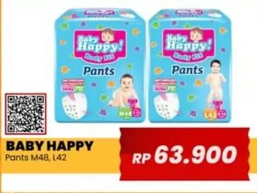 Promo Harga Baby Happy Body Fit Pants L42 42 pcs - Yogya