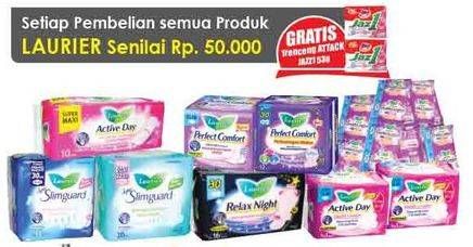 Promo Harga LAURIER Active Day Super Maxi NonWing  - LotteMart