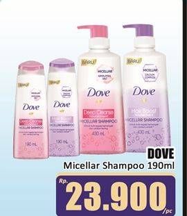 Promo Harga Dove Micellar Shampoo 190 ml - Hari Hari