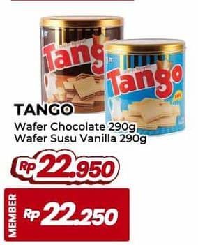 Promo Harga Tango Wafer Chocolate, Vanilla Milk 300 gr - Yogya