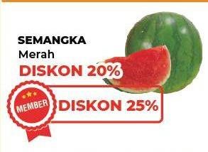 Promo Harga Semangka Merah per 100 gr - Yogya