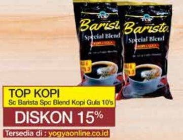 Promo Harga Top Coffee Barista Special Blend per 10 pcs 25 gr - Yogya