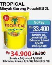 Harga TROPICAL Minyak Goreng Pouch/Botol 2L